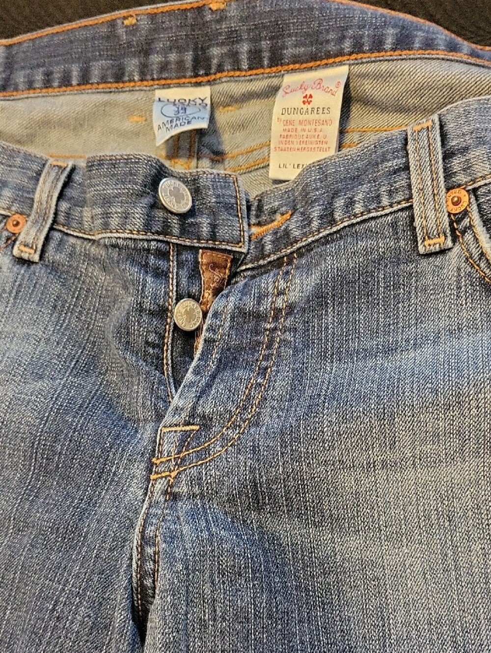 Lucky Brand Women's Light Blue Relaxed Cuffed Jeans - Picture 4 of 4